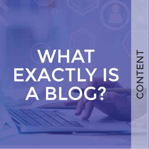 What exactly is a blog?