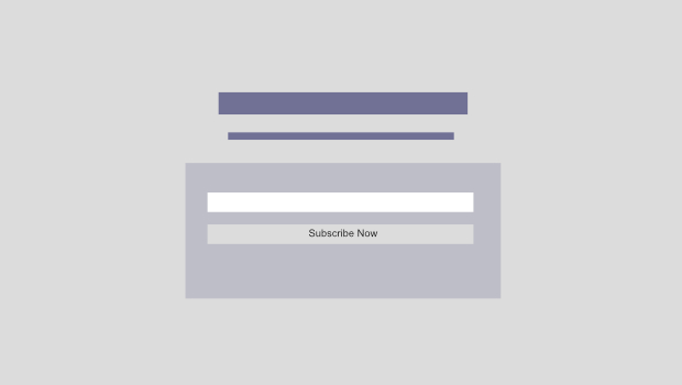 Newsletter signup Layouts