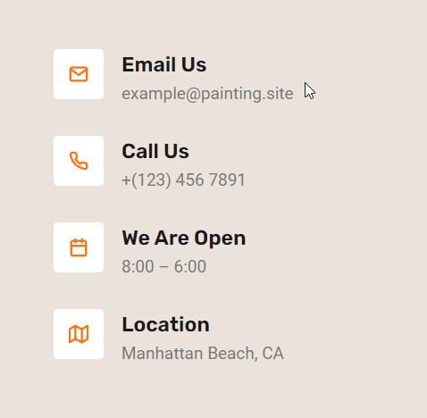 desktop contact section