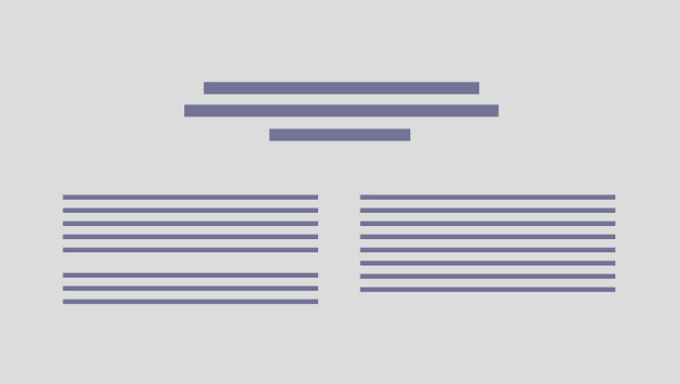 text layout page section