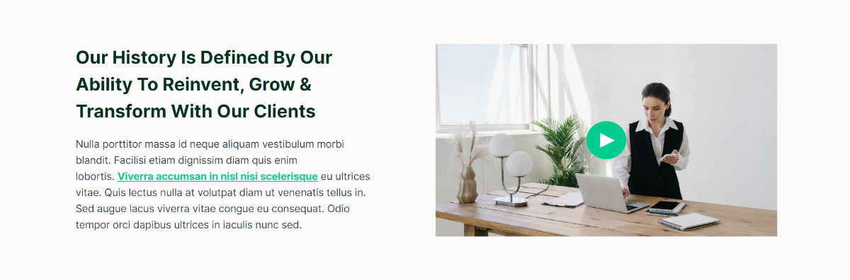 a table with a lamp and a plant