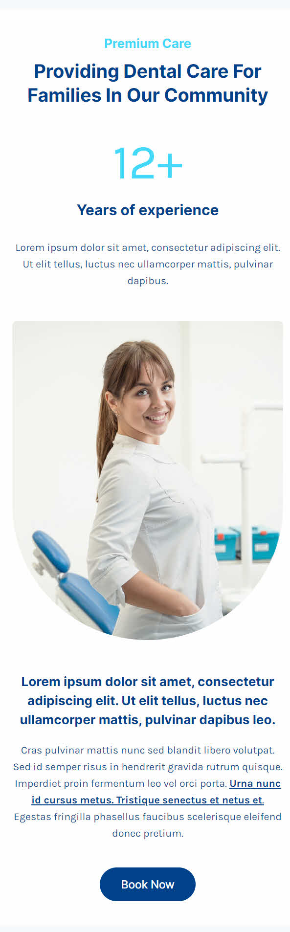 text and images section mobile original 2